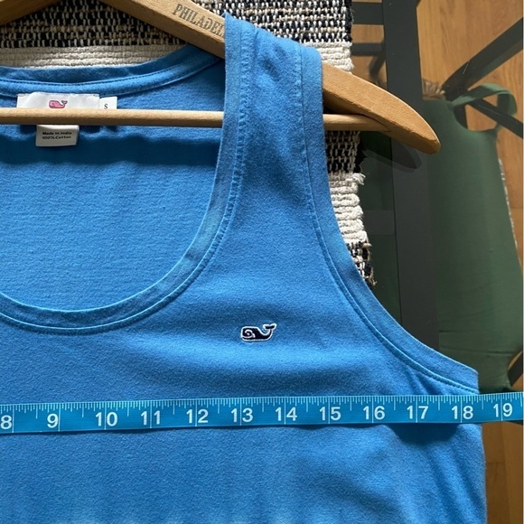 Vineyard Vines Blue White Tie Dye Knit Whale Midi Maxi Dress - Picture 12 of 15